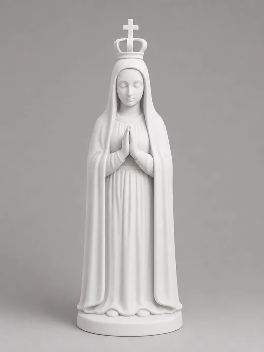 Our Lady of Fátima 3D-printed