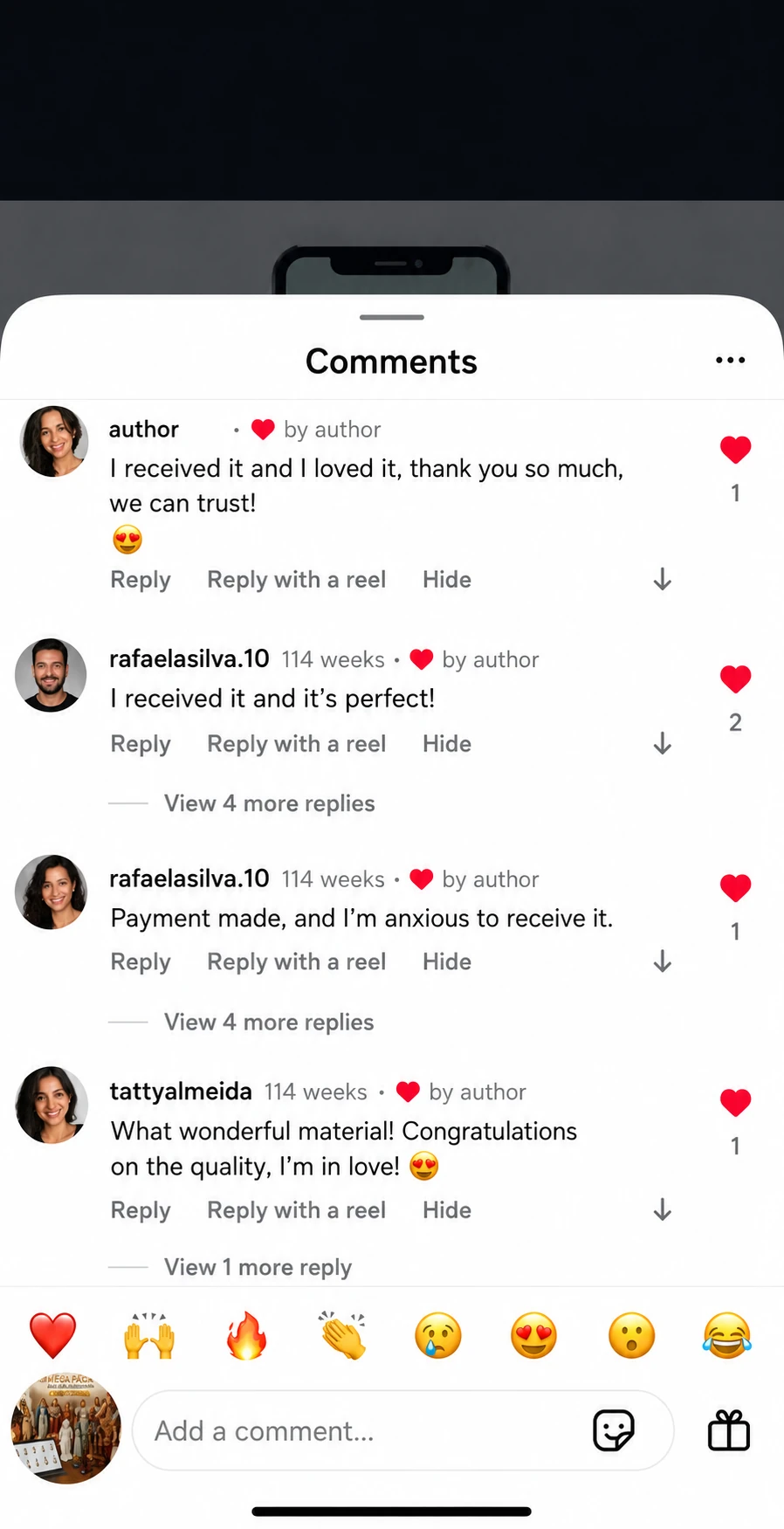 Customer testimonial