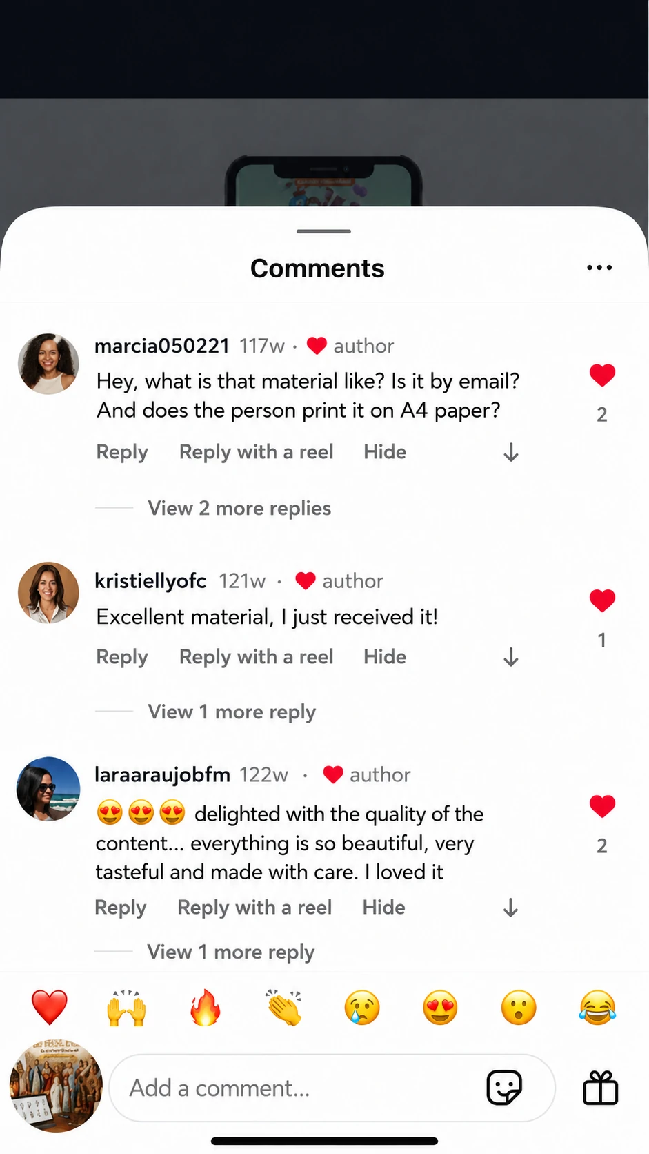 Customer testimonial